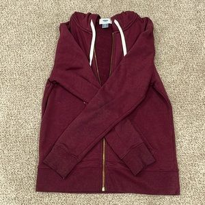 Maroon Hooded Jacket